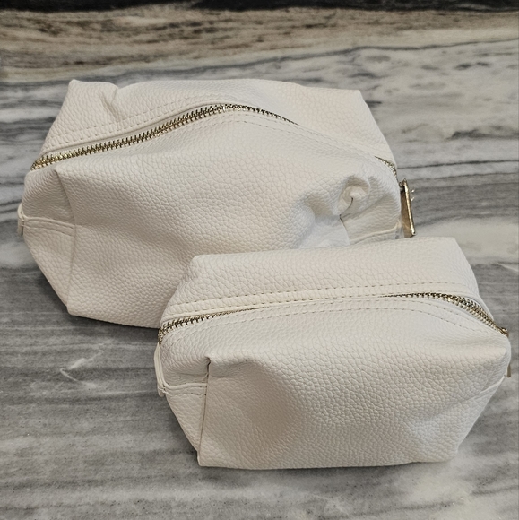 Set Off 2 Eggshell White Gold makeup bag cosmetic case - Picture 5 of 6